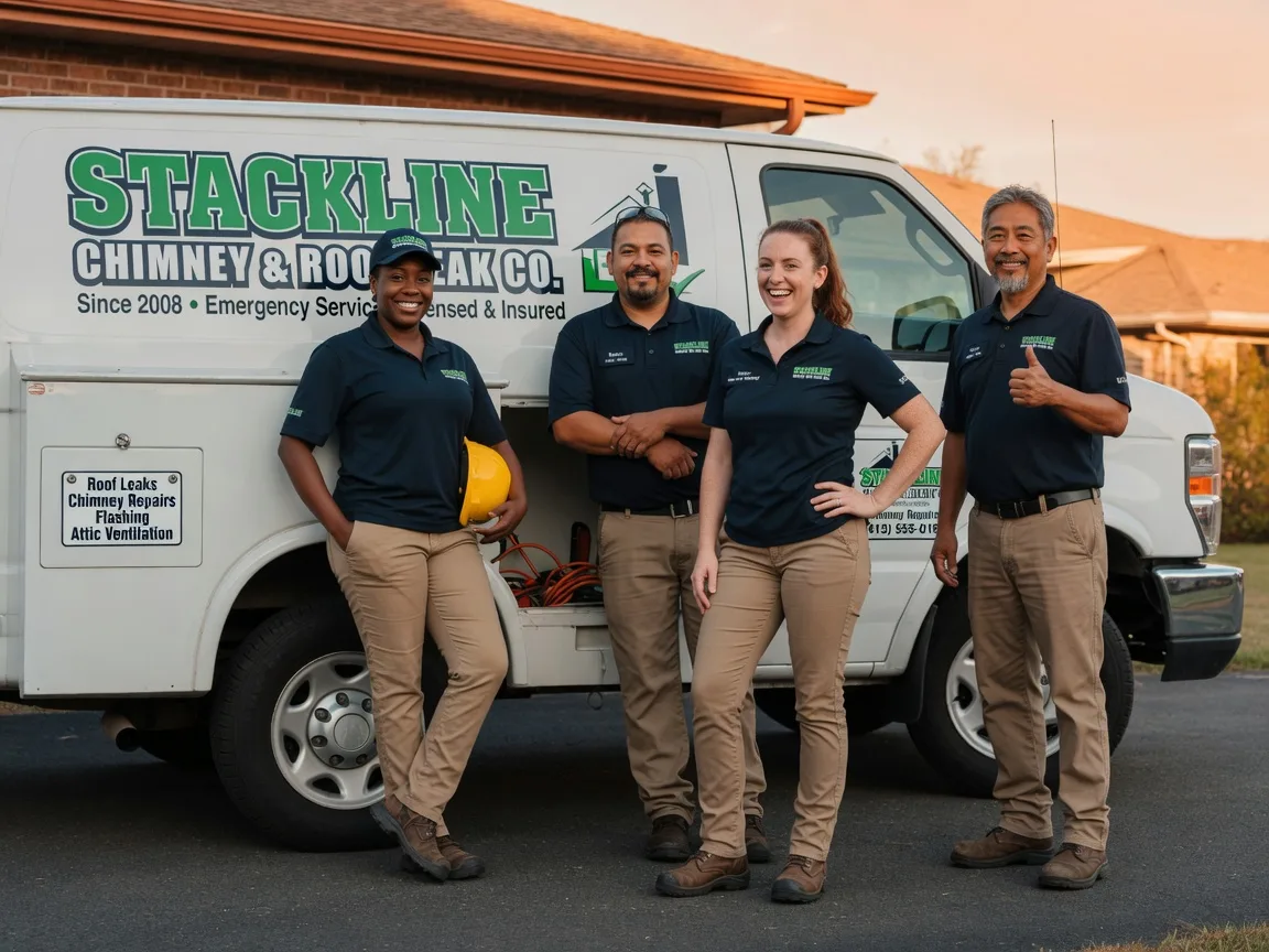 Chimney flashing repair company in Lawrence, NE